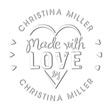 Brand your family name with a unique image on all stationary and correspondence using an Embossing Seal". Shiny "Square" Embossers are perfect for round, oval or square designs! And with magnetic dies, buy more than one design.