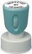 Xstamper pre-inked manufacturing utilizes advanced laser technology to engrave any design into a rubber die plate. Comes with a cap to keep the rubber die clean.