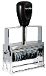 Just Rite Self Inking Die Plate Daters/Numberers with Figure Bands