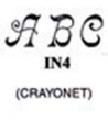 INS-CRAYONET - Initials Embossing Seal 
 Crayonet Font