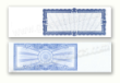 Small Border w/stub "200 Series"	comes in 8 per sheet with colors blue, green, orange, and brown, visit Rubberstampsandseals.com for more Available as many as 8 on sheet size 14 1/2"x24".