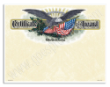 Certificate of Award 215 "CA Series" Package of 100 comes in Beige.
