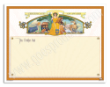 Certificate of Recognition 216 "CA Series" Package of 100 comes in orange.
