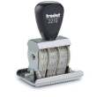 This dater is made with a metal frame making it very sturdy.  These stamps produce a clear crisp impression each and every time.