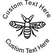 Bee-1 Embossing Seal. Choose your mount and view your custom text in a live preview. Find all your custom embossing needs at rubberstampsandseals.com