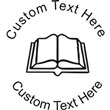 Book-1 Embossing Seal. Choose your mount and view your custom text in a live preview. Find all your custom embossing needs at rubberstampsandseals.com
