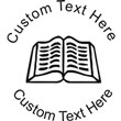 Book-2 Embossing Seal. Choose your mount and view your custom text in a live preview. Find all your custom embossing needs at rubberstampsandseals.com