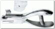 Corner Punch Slit Hole is of a unique design, created specifically to aid the collection and filing of papers and letters, Rubberstampsandseals.com
A punch especially made to aid in assembling and filing letters and papers.