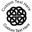 Celtic Embossing Seal. Choose your mount and view your custom text in a live preview. Find all your custom embossing needs at rubberstampsandseals.com