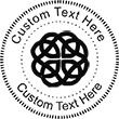 Celtic Embossing Seal. Choose your mount and view your custom text in a live preview. Find all your custom embossing needs at rubberstampsandseals.com