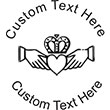Claddah Embossing Seal. Choose your mount and view your custom text in a live preview. Find all your custom embossing needs at rubberstampsandseals.com