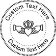 Claddah Embossing Seal. Choose your mount and view your custom text in a live preview. Find all your custom embossing needs at rubberstampsandseals.com