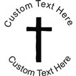 Cross-1 Embossing Seal. Choose your mount and view your custom text in a live preview. Find all your custom embossing needs at rubberstampsandseals.com
