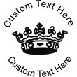 Crown-3 Embossing Seal. Choose your mount and view your custom text in a live preview. Find all your custom embossing needs at rubberstampsandseals.com