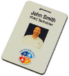 DNBPD23 - Digital Multi-Color Photo Name Badge with Double Sided Photo 2" x 3"