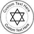 David Embossing Seal. Choose your mount and view your custom text in a live preview. Find all your custom embossing needs at rubberstampsandseals.com
