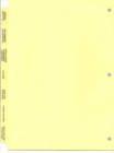 LLC Index Tab Dividers has a Yellow Divider and wording printed in Black, visit Rubberstampsandseals.com