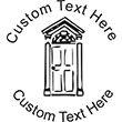 Door-2 Embossing Seal. Choose your mount and view your custom text in a live preview. Find all your custom embossing needs at rubberstampsandseals.com