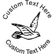 Dove-1 Embossing Seal. Choose your mount and view your custom text in a live preview. Find all your custom embossing needs at rubberstampsandseals.com