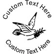Dove-2 Embossing Seal. Choose your mount and view your custom text in a live preview. Find all your custom embossing needs at rubberstampsandseals.com