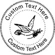 Dove-2 Embossing Seal. Choose your mount and view your custom text in a live preview. Find all your custom embossing needs at rubberstampsandseals.com