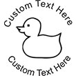 Duck Embossing Seal. Choose your mount and view your custom text in a live preview. Find all your custom embossing needs at rubberstampsandseals.com