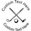 Golf Embossing Seal. Choose your mount and view your custom text in a live preview. Find all your custom embossing needs at rubberstampsandseals.com
