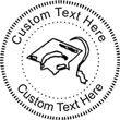 Grad Embossing Seal. Choose your mount and view your custom text in a live preview. Find all your custom embossing needs at rubberstampsandseals.com