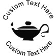 Lamp-1 Embossing Seal. Choose your mount and view your custom text in a live preview. Find all your custom embossing needs at rubberstampsandseals.com