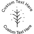 Leaf Embossing Seal. Choose your mount and view your custom text in a live preview. Find all your custom embossing needs at rubberstampsandseals.com