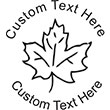 Leaf-3 Embossing Seal. Choose your mount and view your custom text in a live preview. Find all your custom embossing needs at rubberstampsandseals.com