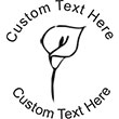Lily Embossing Seal. Choose your mount and view your custom text in a live preview. Find all your custom embossing needs at rubberstampsandseals.com