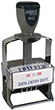 This 10-year dater stamp is made from durable steel construction for heavy volume stamping. Includes an intergrated re-inkable stamp pad.  Use ClassiX Refill ink only.