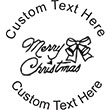 MERRYXMAS Embossing Seal. Choose your mount and view your custom text in a live preview. Find all your custom embossing needs at rubberstampsandseals.com