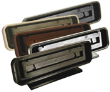 MPDH210 - Molded Plastic Desk Holder Only 2" x 10"