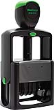 This date stamp is economically priced and designed for years of heavy use.  They have a modern design with a frame stabilizer to ensure precision stamping and a band shield to keep your fingers clean. AtoZstamps.com