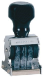 Metal Single Bridge Dater is economic and combines the benefits of a self inking stamp and dater. It creates text message above the date. They make great impressions. Dates are changeable by hand.