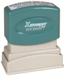 X Stamper Pre-Inked Return Address Stamp	are made from a special gel material that automatically releases ink to the surface, visit Rubberstampsandseals.com for moreImpression Size: 1/2" x 1-5/8" 
