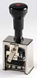 6 wheel Roman,Reiner Deluxe Automatic Numbering Machine, 1/8" high numbers. Counts consecutive and repeats 2,3 and 4 times.