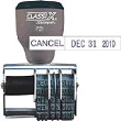 This 10-year ClassiX traditional custom stamp is economically priced to accommodate every budget.  Stamp is strong, durable and made with excellent craftsmanship and quality.Used for any document needing a date.
