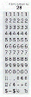 6 Band Replacement Assembly # 28 comes with 6-band, band stamper replacement only, visit Rubberstampsandseals.com for more
6-Band, Band Stamper Replacement Assembly Only, Band Layout # 28