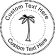 Palm Embossing Seal. Choose your mount and view your custom text in a live preview. Find all your custom embossing needs at rubberstampsandseals.com