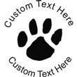Paw Embossing Seal. Choose your mount and view your custom text in a live preview. Find all your custom embossing needs at rubberstampsandseals.com