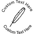 Quill-1 Embossing Seal. Choose your mount and view your custom text in a live preview. Find all your custom embossing needs at rubberstampsandseals.com