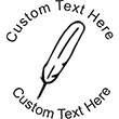 Quill-2 Embossing Seal. Choose your mount and view your custom text in a live preview. Find all your custom embossing needs at rubberstampsandseals.com