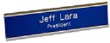 SWE28 - Standard Wall Engraved Sign with Holder 2" x 8" 