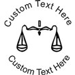 Scale-1 Embossing Seal. Choose your mount and view your custom text in a live preview. Find all your custom embossing needs at rubberstampsandseals.com