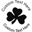 Shamrock Embossing Seal. Choose your mount and view your custom text in a live preview. Find all your custom embossing needs at rubberstampsandseals.com