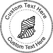 Seashell-2 Embossing Seal. Choose your mount and view your custom text in a live preview. Find all your custom embossing needs at rubberstampsandseals.com