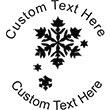 Snow-1 Embossing Seal. Choose your mount and view your custom text in a live preview. Find all your custom embossing needs at rubberstampsandseals.com